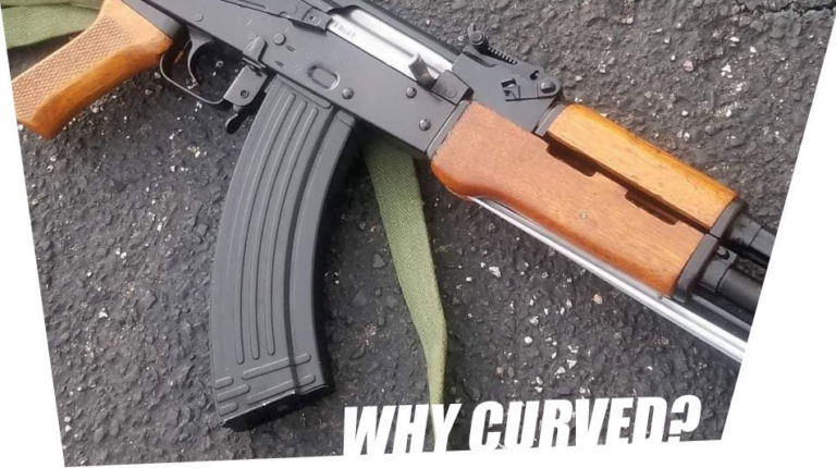 AK-47 have a curved shape