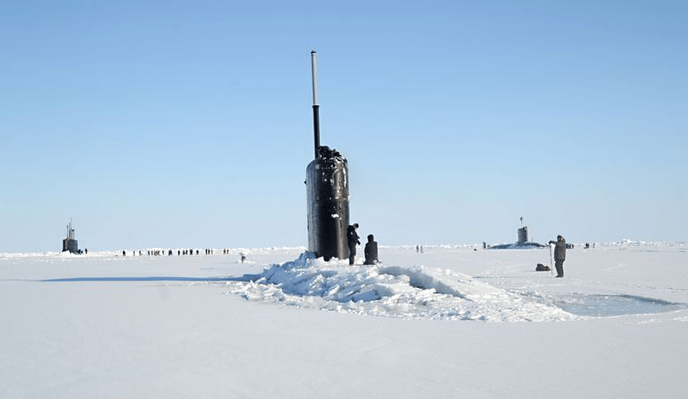 Submarine to the Artic