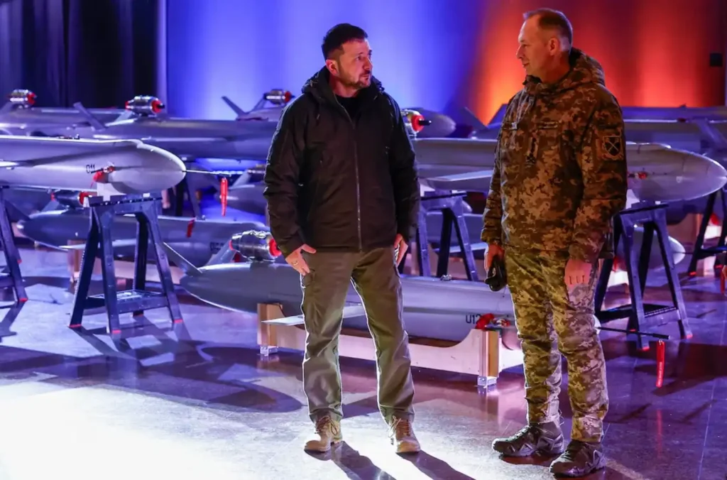 Zelenskyy Unveils Peklo Missile Drone