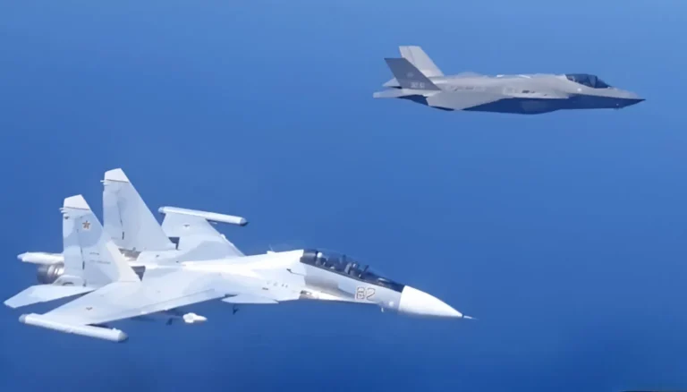 F 35 vs Su 27 Flanker Russian Flanker Engaged Italian F-35