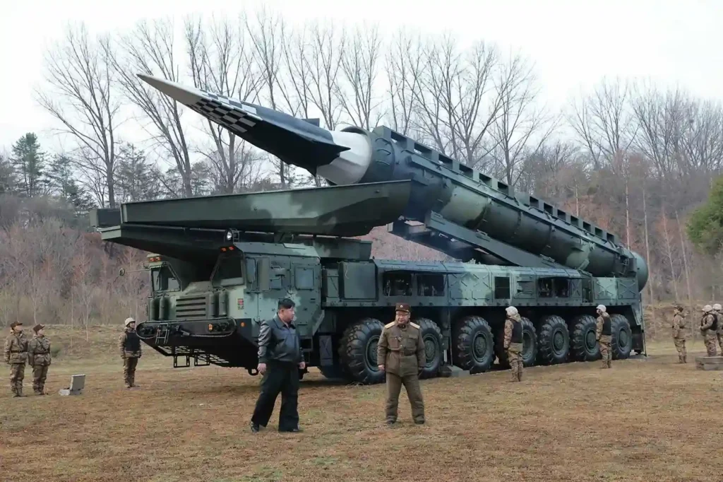 Hwasong 16B hypersonic missile North Korea Tests Missile at Mach 12