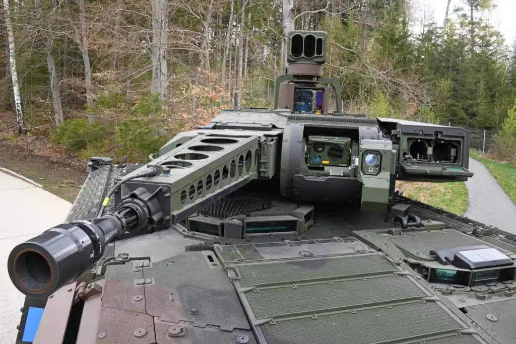 MUSS 2.0 installed on a Puma IFV