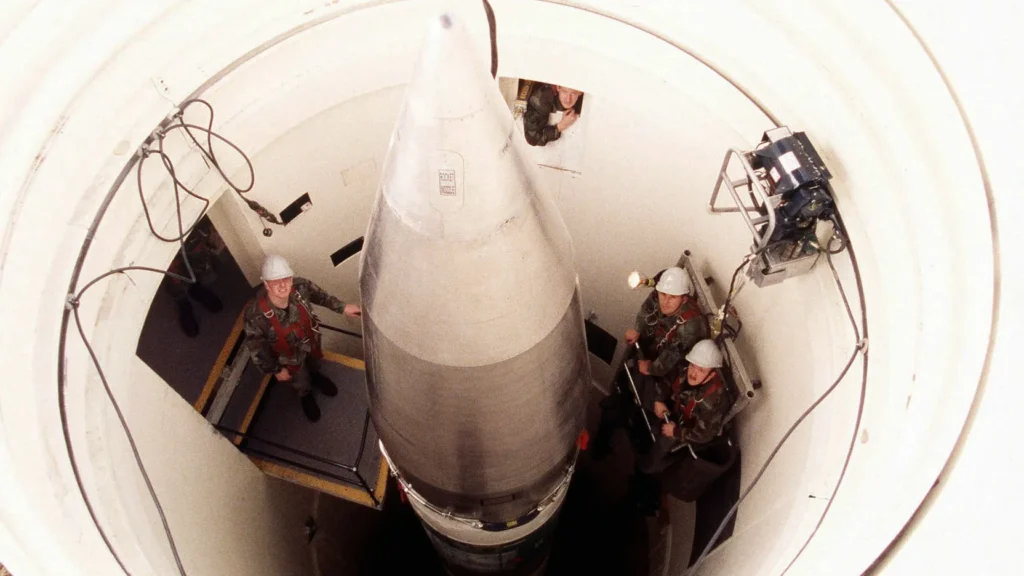 Minuteman III in silo Minuteman III Missile