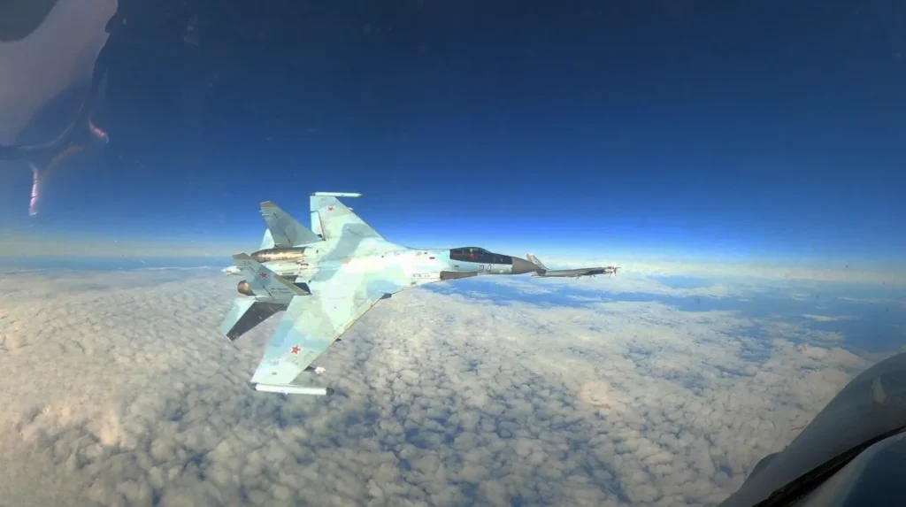 Norwegian F-35s Intercept Russian Su-27 Fighters