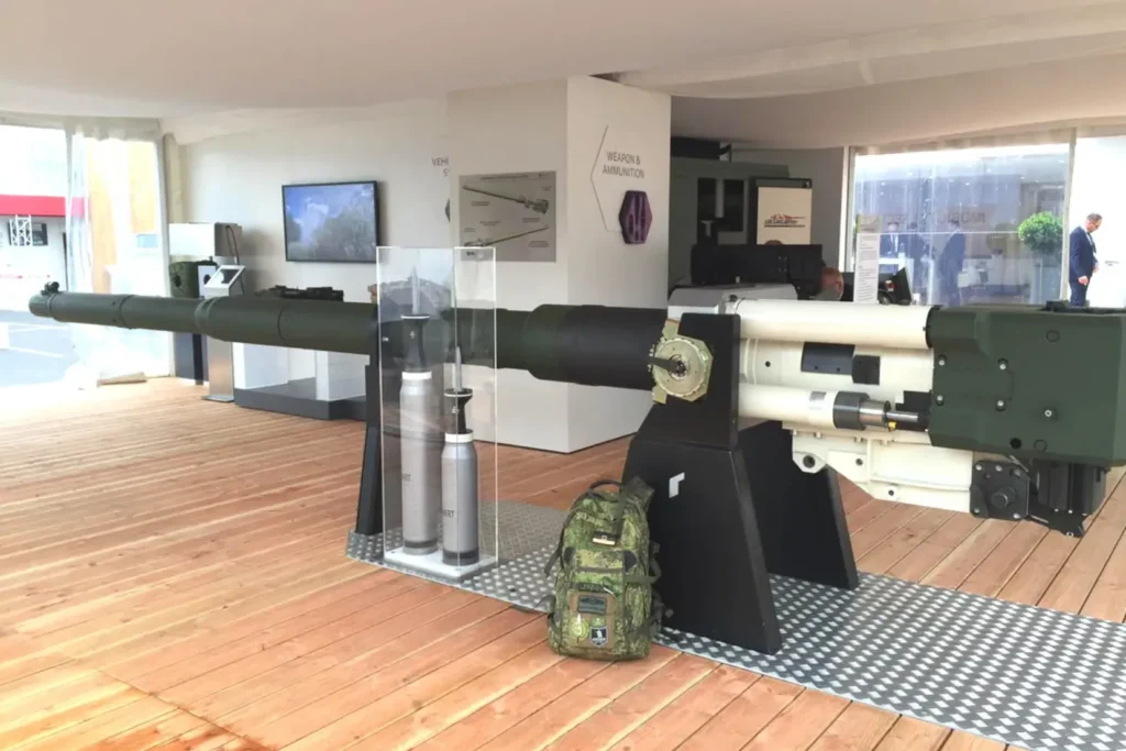 Rheinmetall’s 130mm tank gun