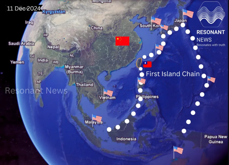 Taiwan the first island chain