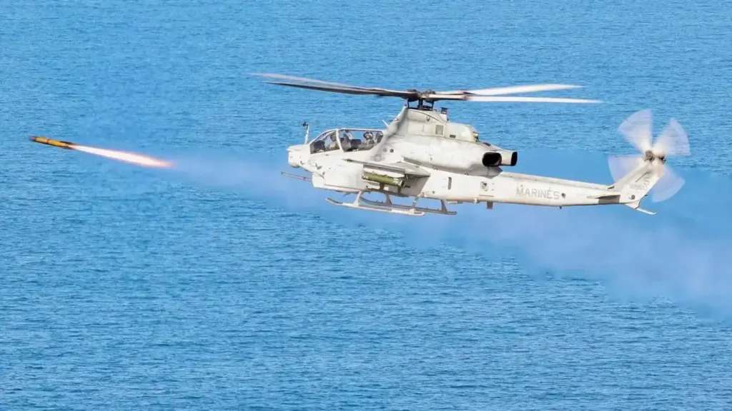 U.S. Marines Test Secret Long-Range Missile on AH-1Z Viper Helicopter