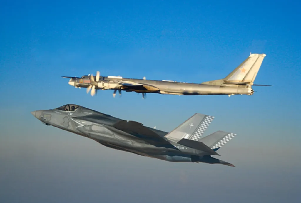 norwegian f 35s intercept russain aircraft norwegian f-35s intercept russain aircraft