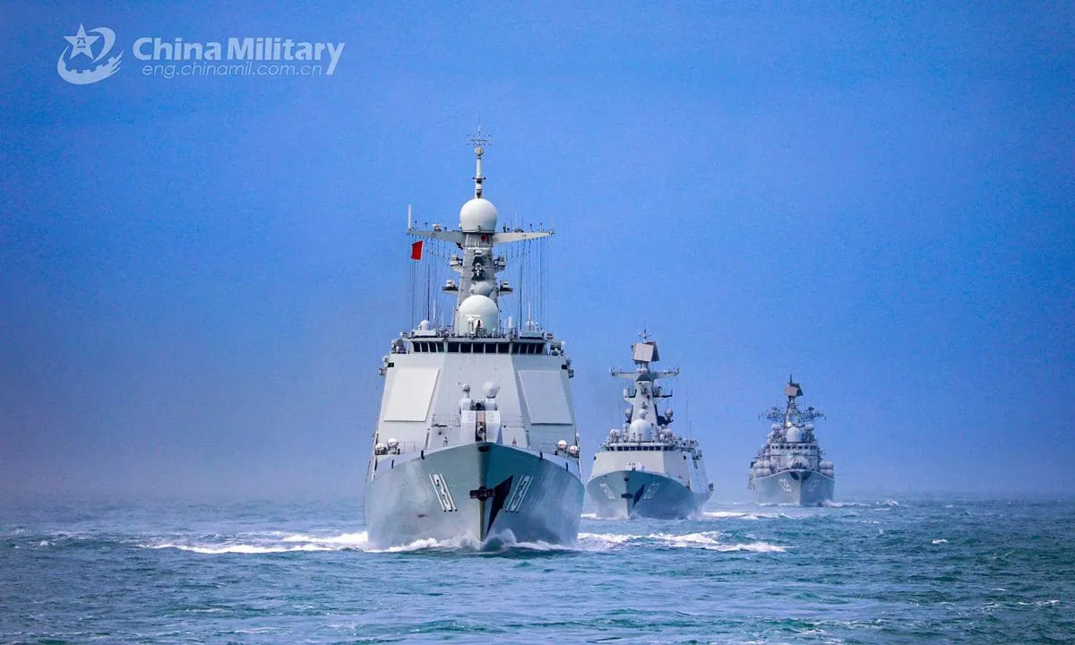 China Deploys Type 052D Destroyer for Gulf of Oman Drills