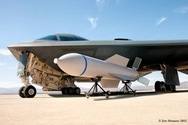 b2 bomber and gbu-57 bomb