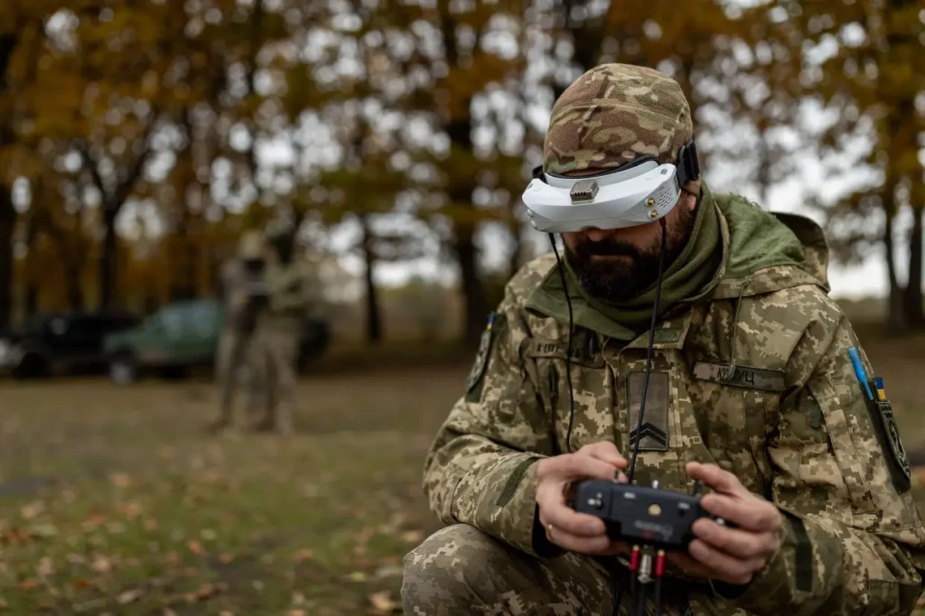 ukraine soldier prepares drone fpv drones used in ukraine