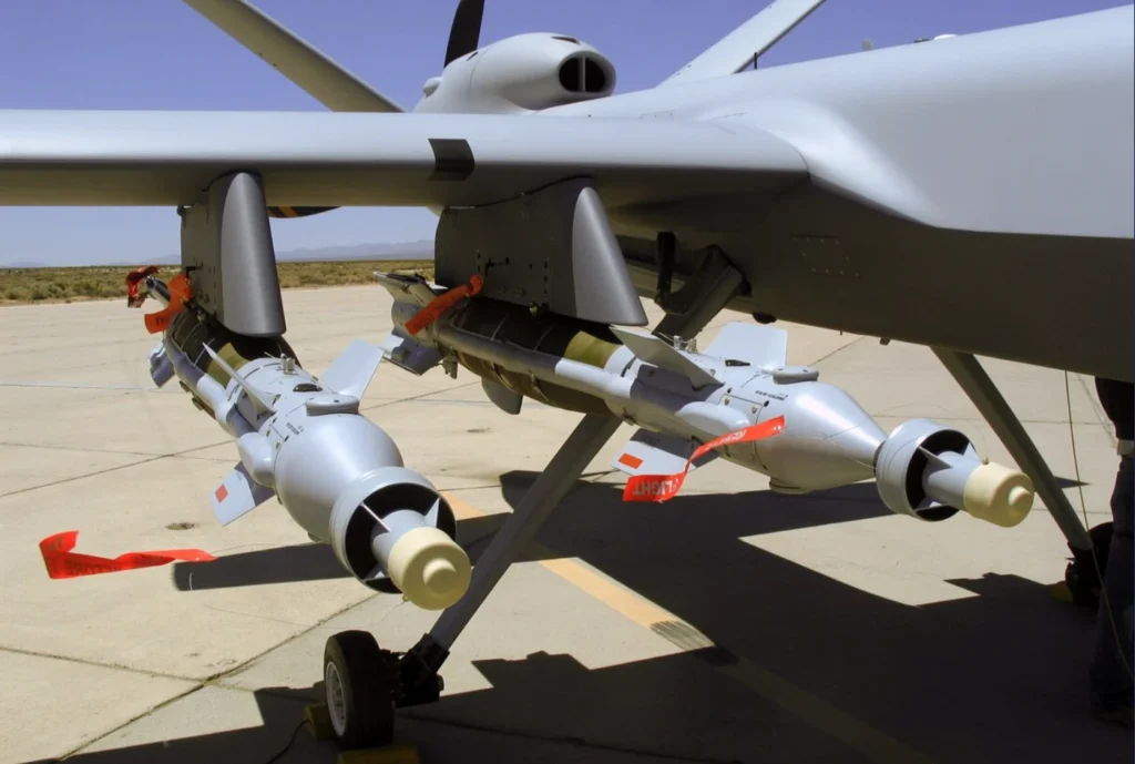 MQ-9 Reaper with GPS-guided bomb