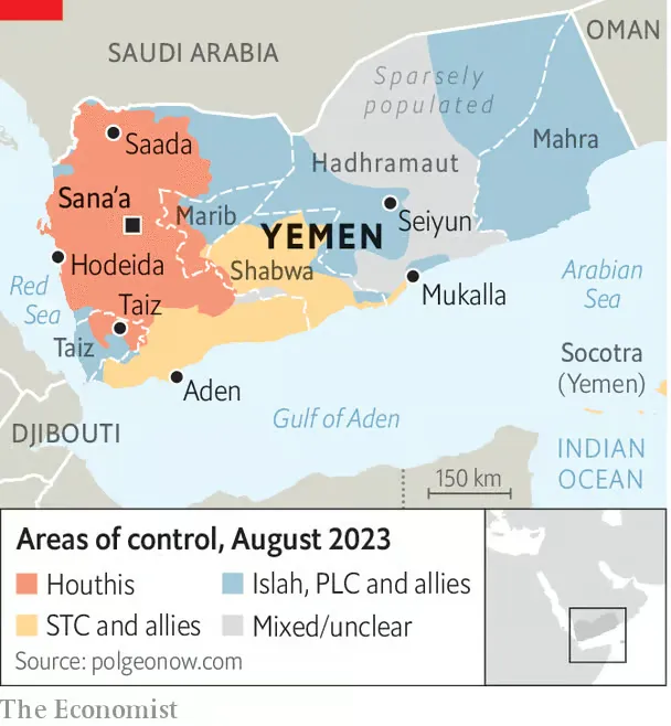 houthis location in yemen Houthis role in yemen