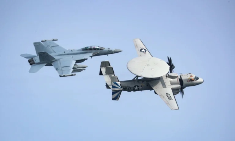 EA-18G Growler and E-2D Hawkeye