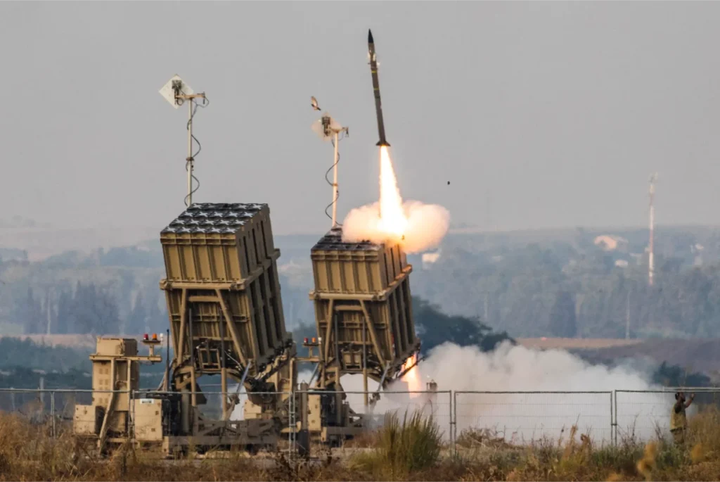 Israel Iron Dome In Action