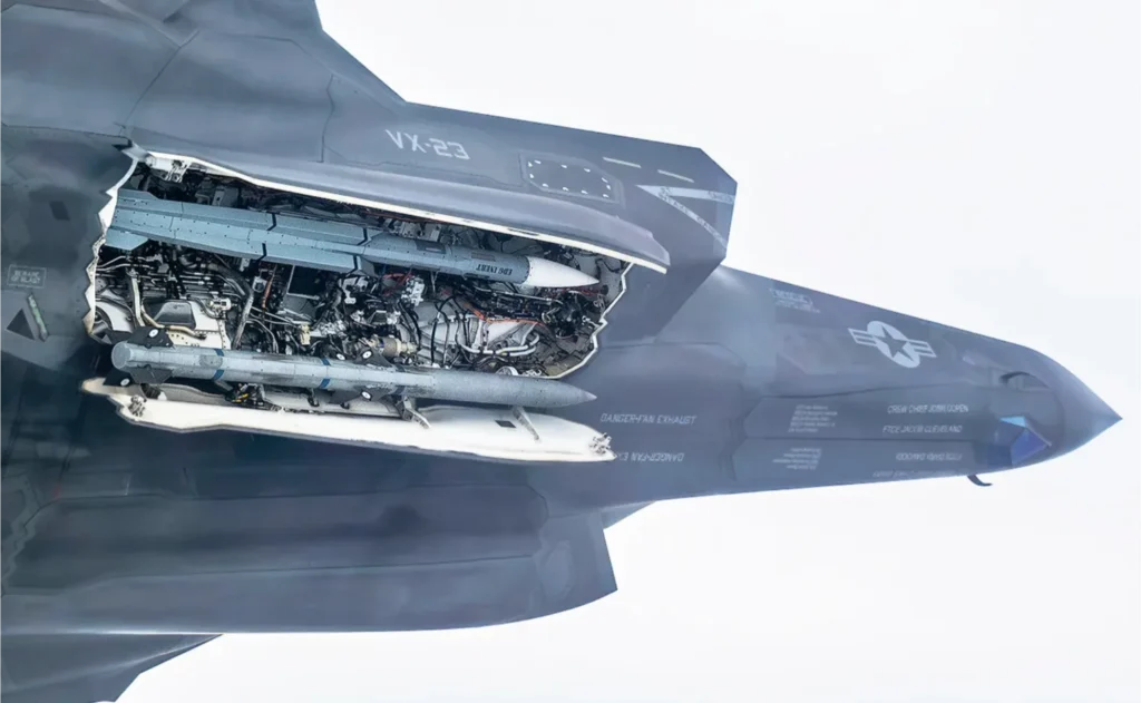 meteor missile in f-35 weapon bay