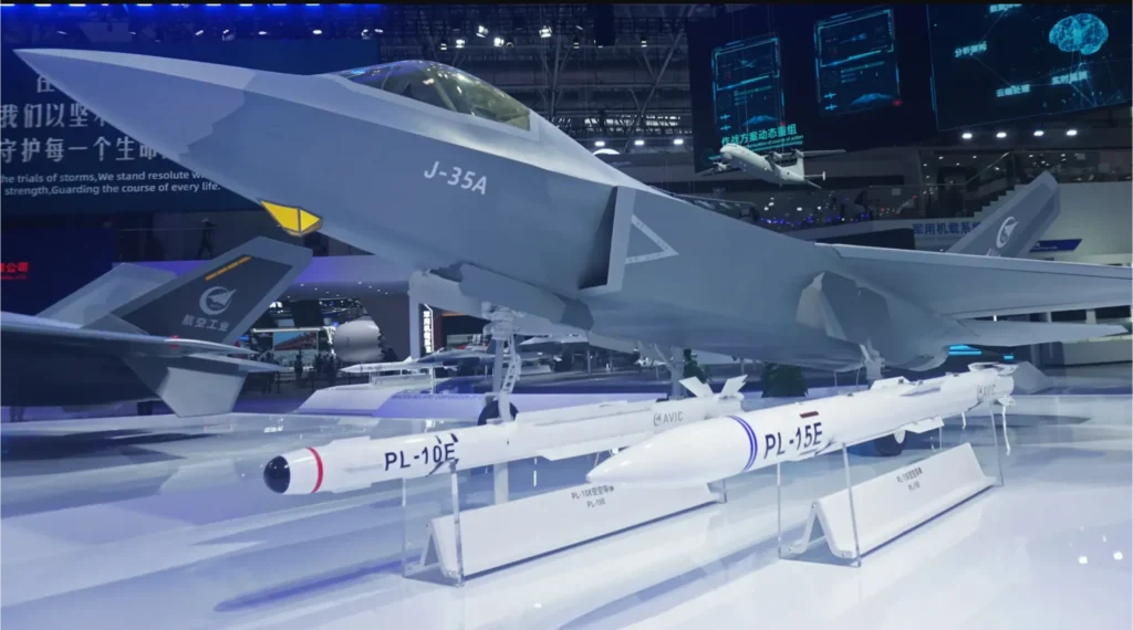 PL-15E and PL-10E missile