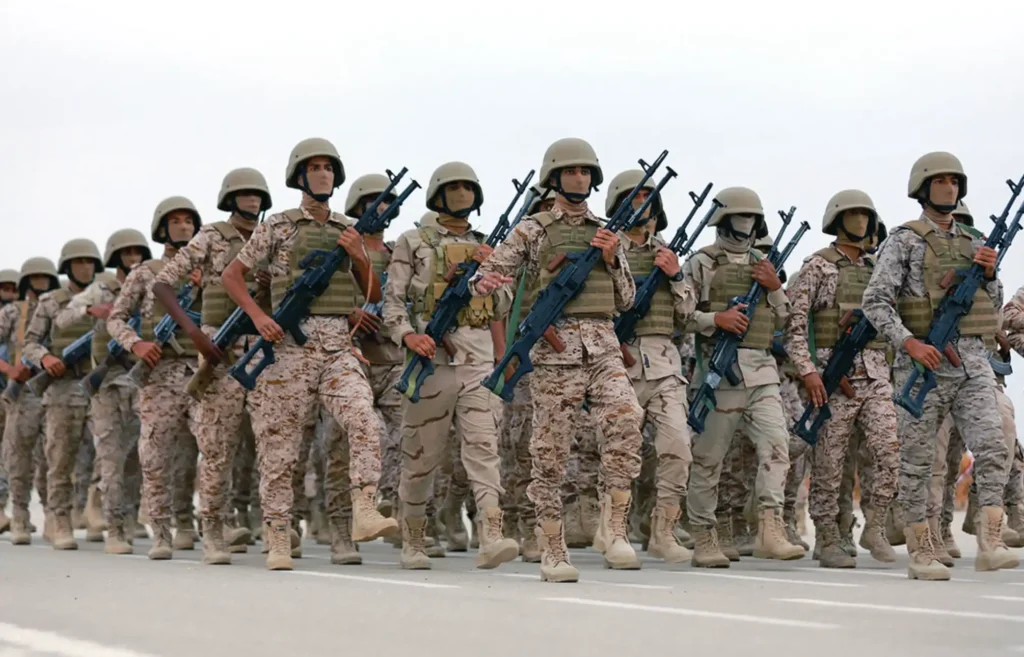 How strong yemen military