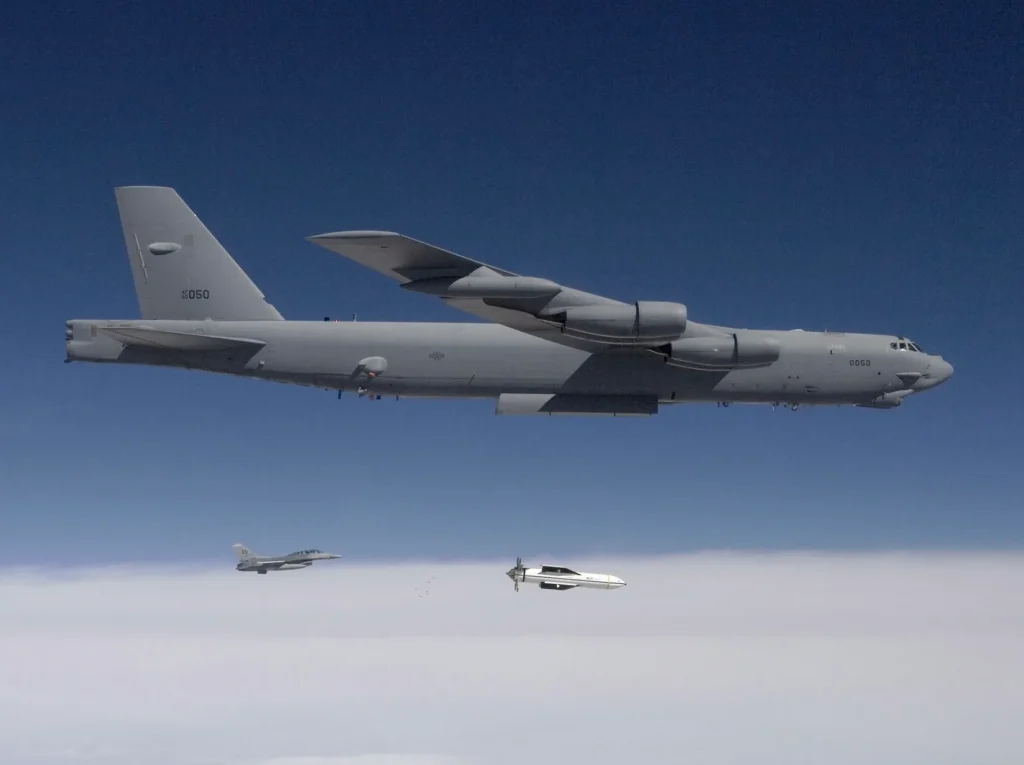 B-52 Releases the MOP Bomb