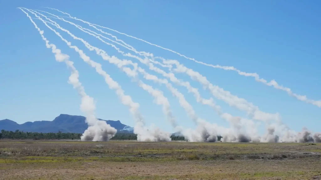 Rockets launched at talisman sabre exercise