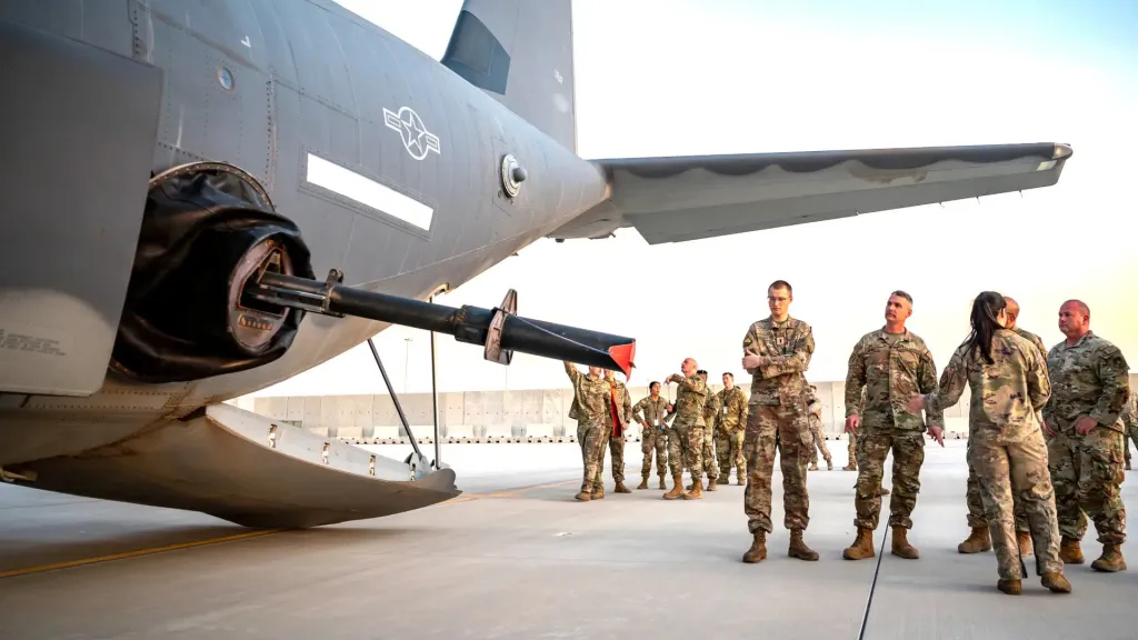 ac-130 105mm howitzer gun