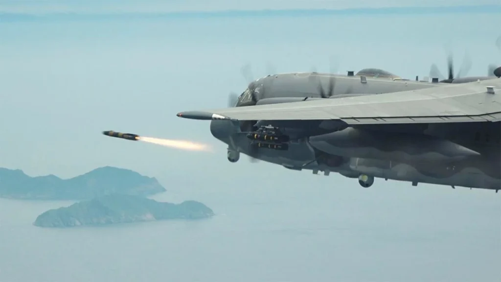 ac-130j is firing hellfire missile