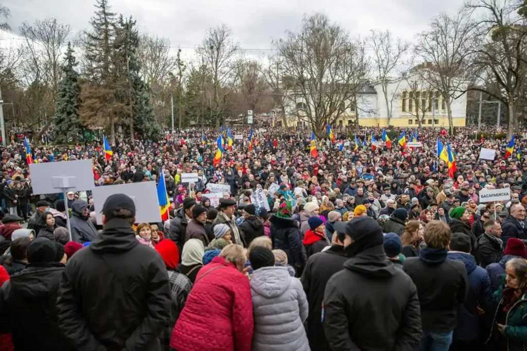 moldova pro russian protest Russia’s hybrid warfare in moldova