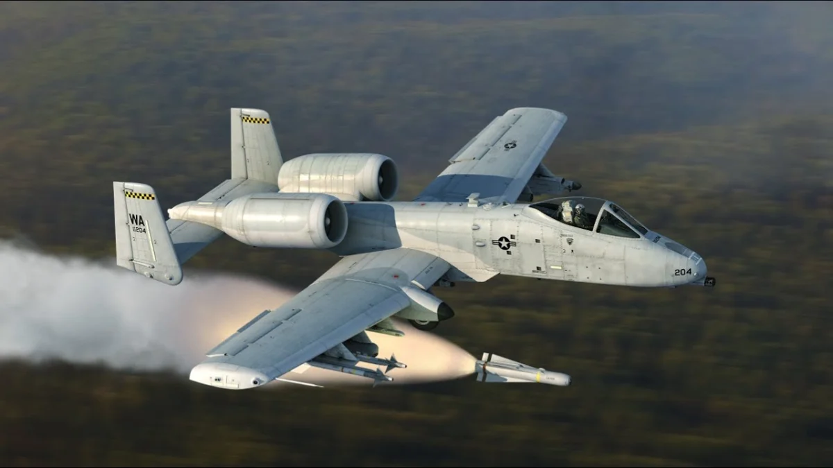 a-10c warthog fire maverick missile