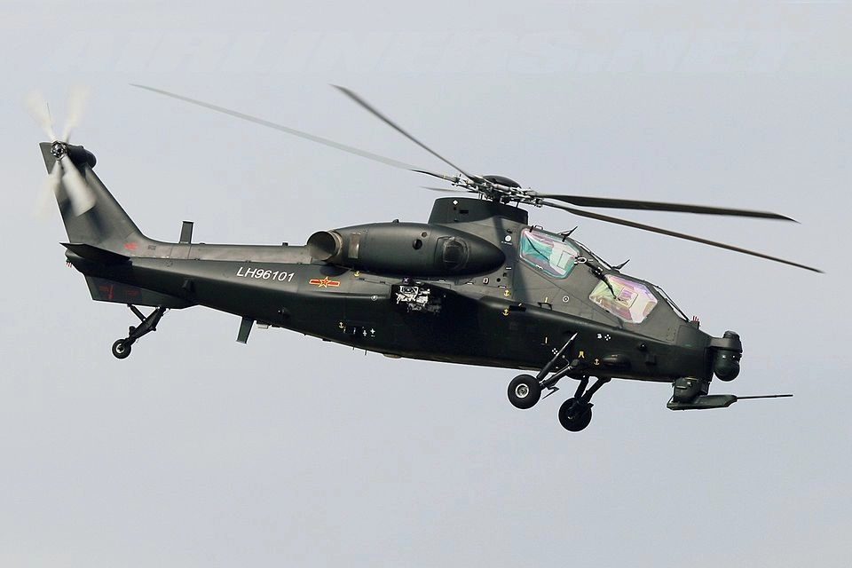 changhe z-10 attack helicopter