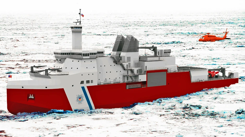Illustrated design concept of the Polar Security Cutter