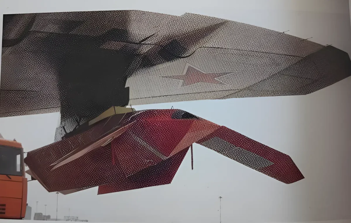 Su-57 armed with S-71K drone