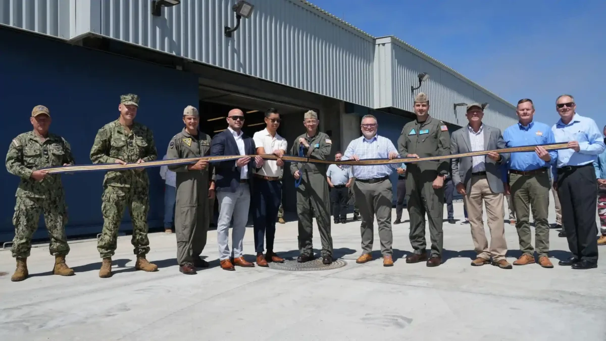 U.S. Navy launch facility opening on San Nicolas Island.