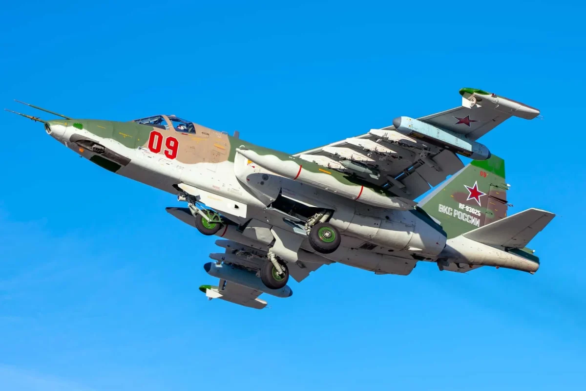 Russian Su 25SM attack aircraft