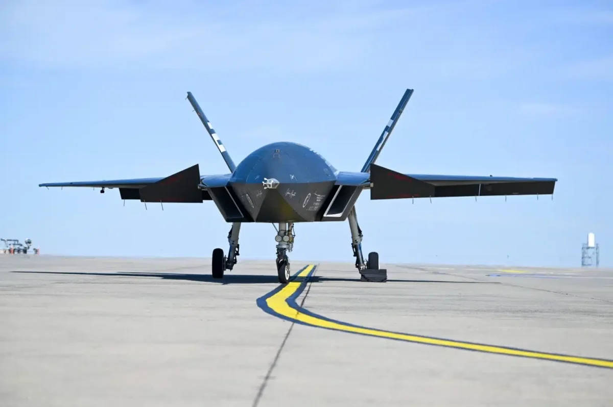 Baykar Kızılelma stealth drone in flight over Turkey