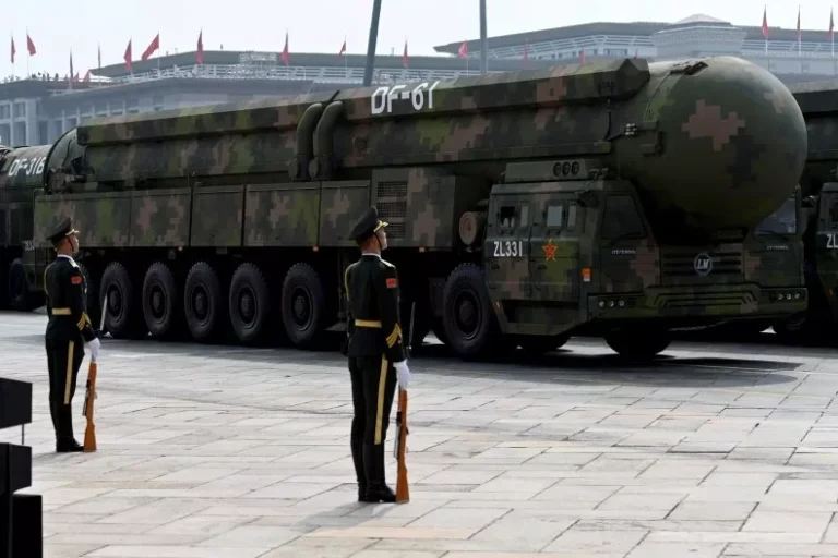 China Debuts New DF-61 ICBM at a military parade in Beijing