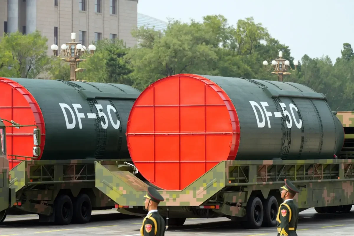 DF-5C missile at China military parade.