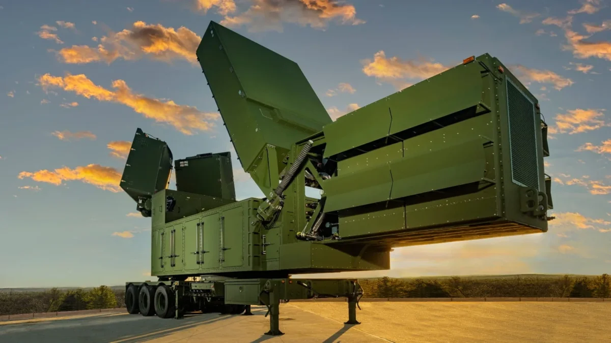 A modern radar system designed to provide advanced air and missile defense capabilities.
