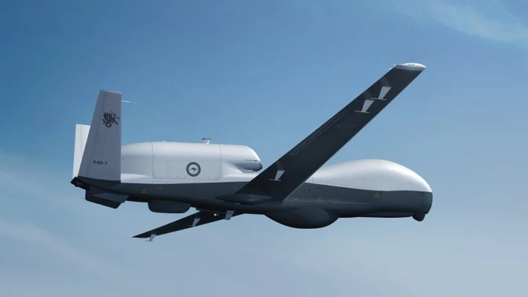 US Navy Deployed MQ-4C Triton drones