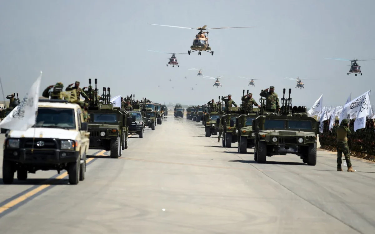 Taliban control over the bagram air base