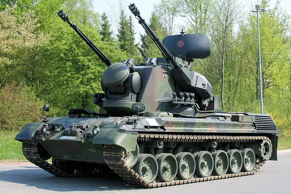 German Flakpanzer Gepard Tank