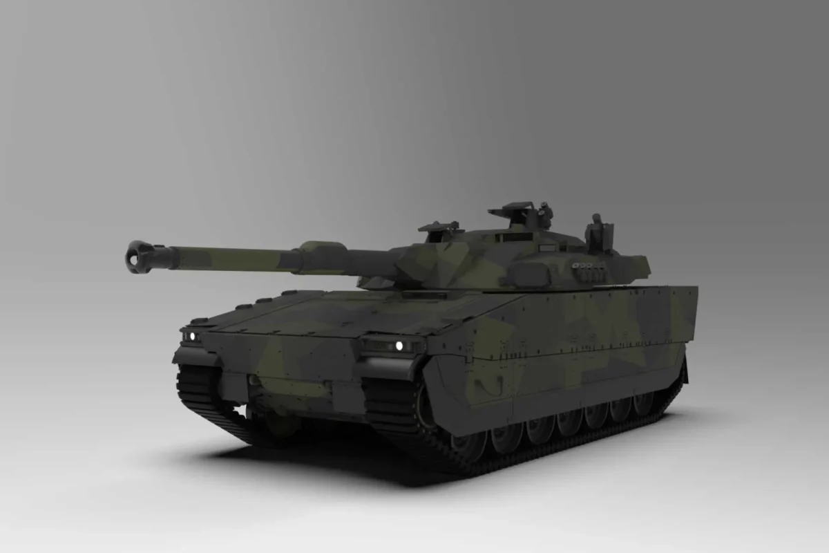 The upgraded CV90120 delivers MBT firepower in a lighter, more mobile platform.