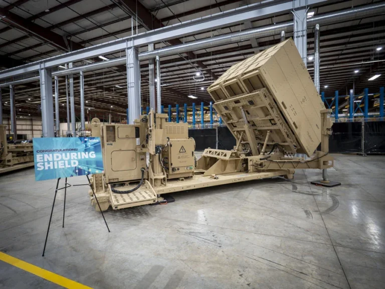 Enduring Shield prototype shown during the program’s December 2023 delivery event after a successful test