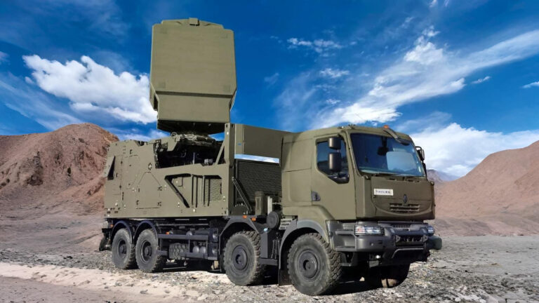 Thales Ground Fire radar replacing Arabel system to enhance SAMP/T NG Aster 30 missile performance.