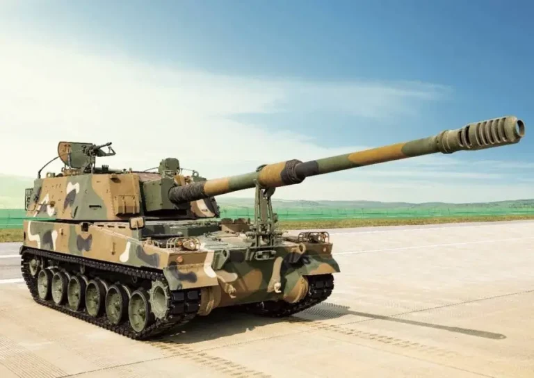 Hanwha’s K9 Thunder self-propelled howitzer