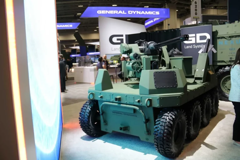 The Armed MUTT XM Robot from General Dynamics Land Systems