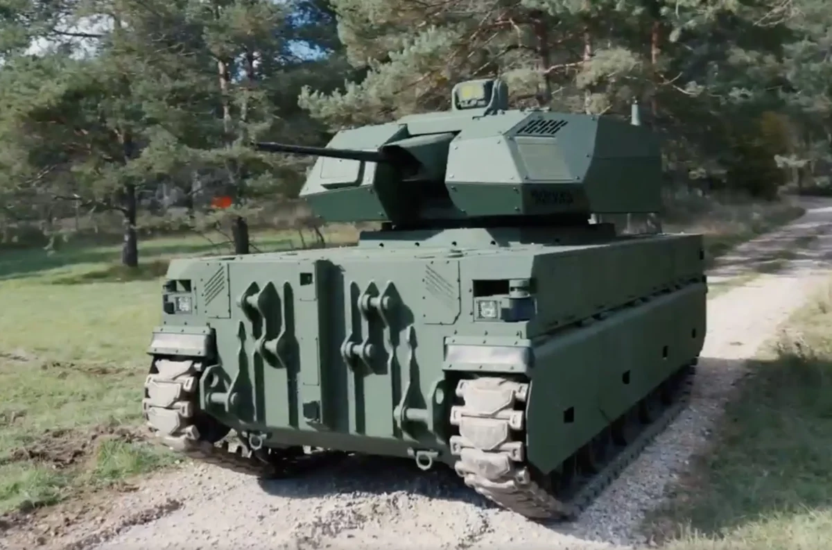 mv8 komodo ugv MV-8 Komodo UGV with Mangart 25 AD turret.