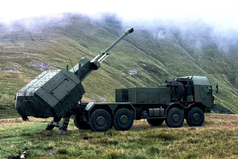 The Swedish Armed Forces’ Archer artillery vehicle