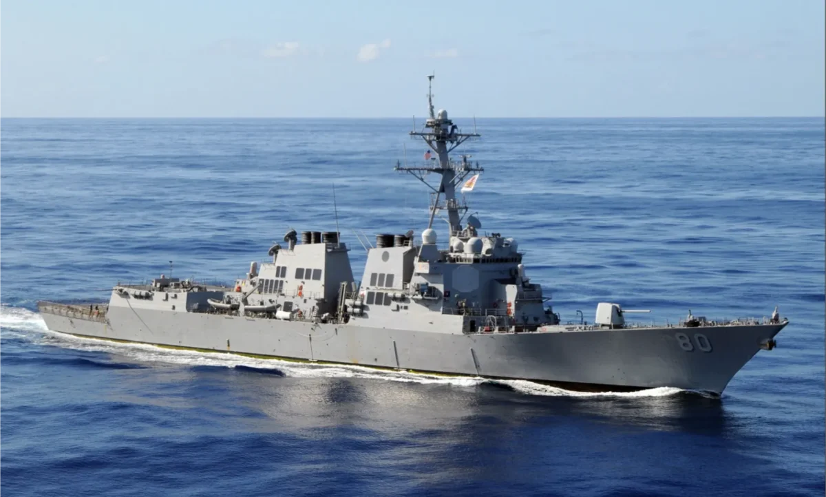 Arleigh burke-class USS roosevelt DDG 80
