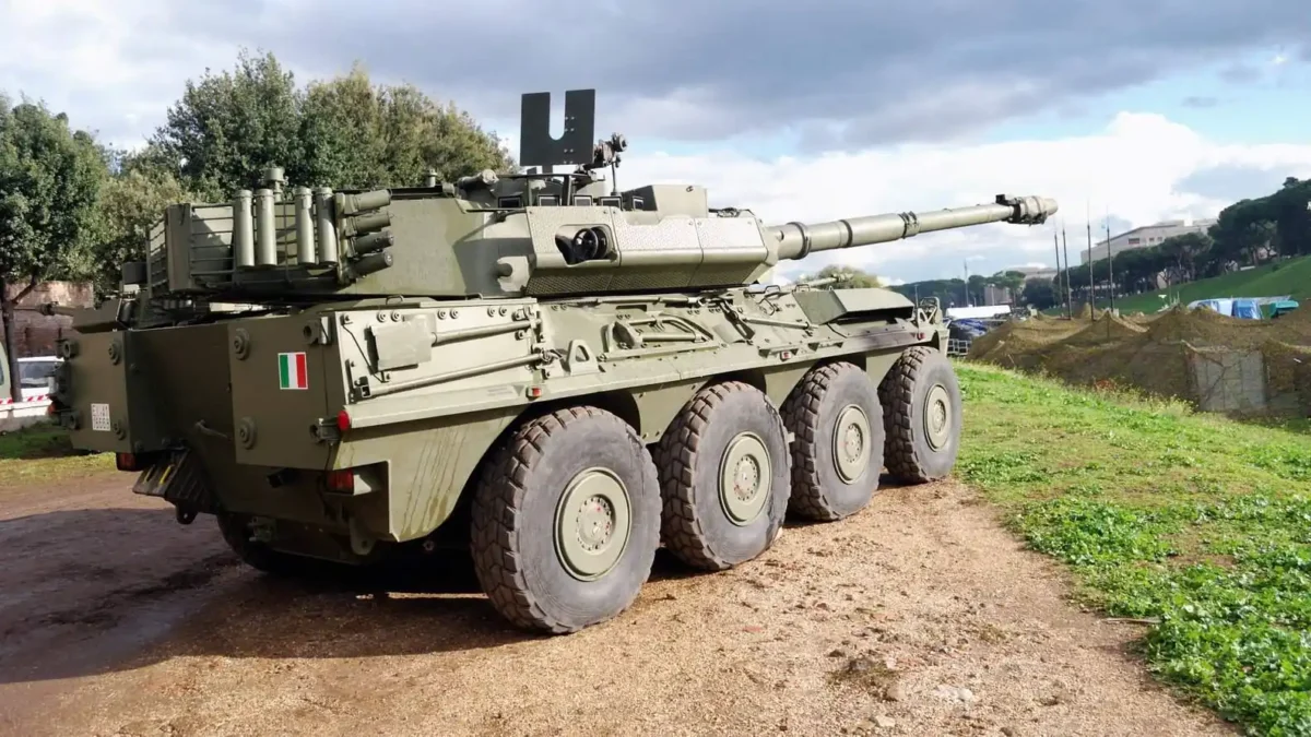 Italian Army Centauro B1 armored vehicle