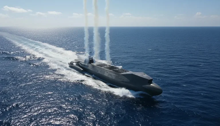 China develops trimaran arsenal ship